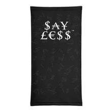 Load image into Gallery viewer, &quot;$£&quot; [Patterned Print] Unisex Neck Gaiter (Black)
