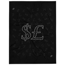 Load image into Gallery viewer, &quot;$£&quot;  Plush Throw Blanket (50&quot;X60&quot; or 60&quot;x80&quot;)
